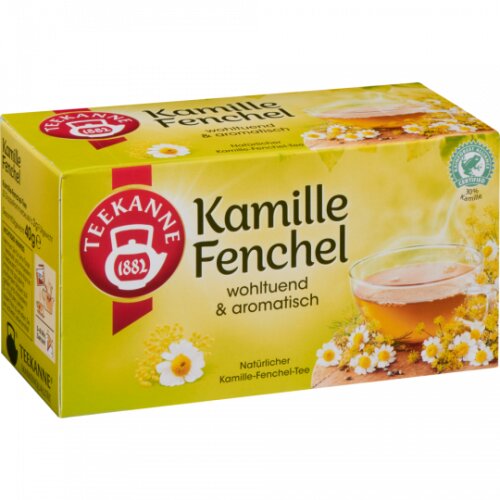 Teekanne Kamille-Fenchel 20er
