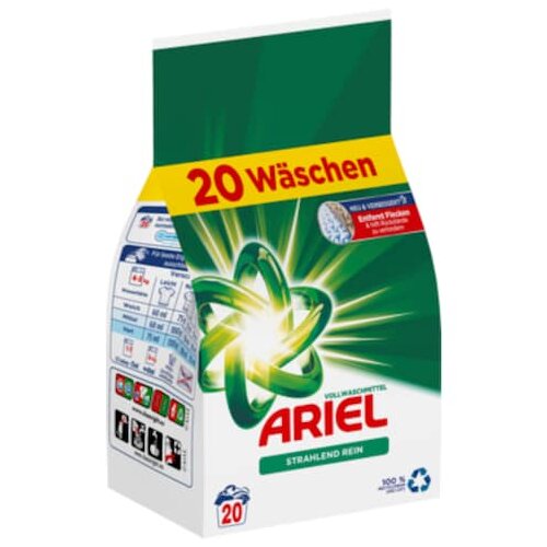 Ariel Compact Vollwaschmittel Regulär 20WL 1,3kg