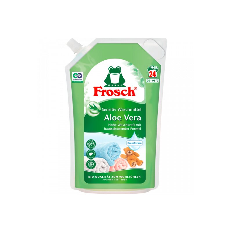 Frosch Waschmittel Aloe Vera 1,8l 24WL - Lebensmittel-Versand.eu | Le
