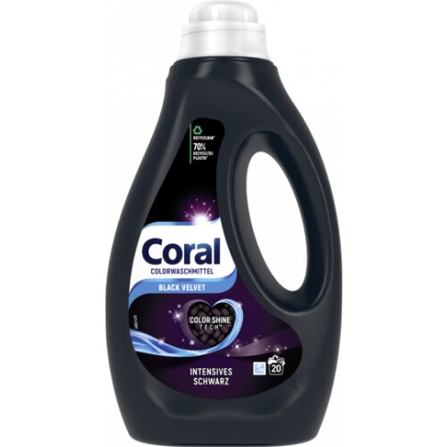 Coral Waschmittel flüssig Black Velvet 20WL 1l