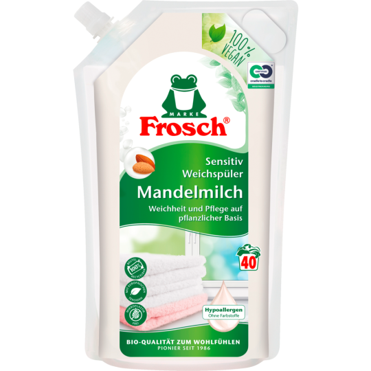 Frosch Mandelmilch Sensitiv Weichspüler 1l