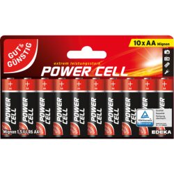 GUT&GÜNSTIG Power Cell Alkaline Mignon AA 1,5V...