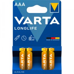 Varta Longlife Micro AAA LR03 4ST