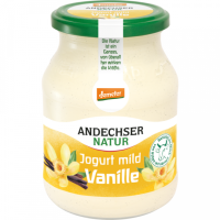 Demeter Andechser Natur Joghurt mild Vanille 3,8% 500g MW