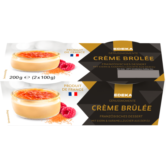 EDEKA Genussmomente Creme Brulee 2x100g
