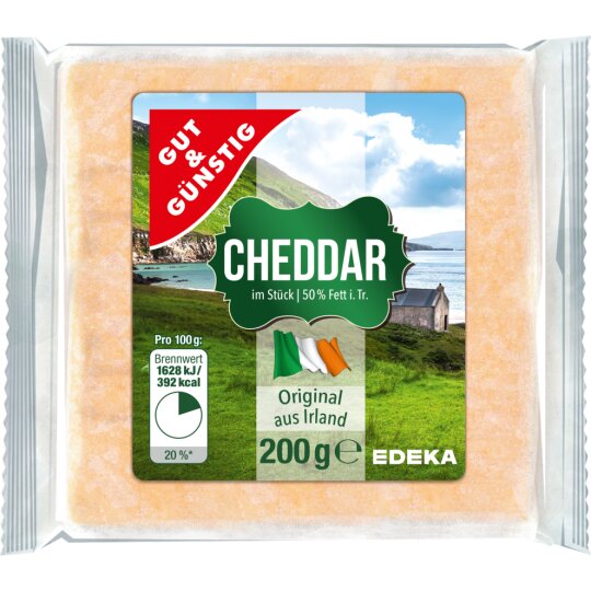 Gut & Günstig Cheddar 50% 200g