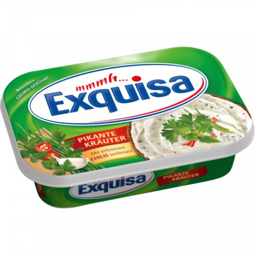 Exquisa Frischkäse pikante Kräuter 45% Vollfettstufe 175g
