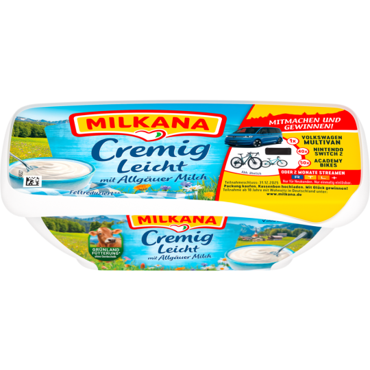 Milkana Frischeschale leicht Plain 190g