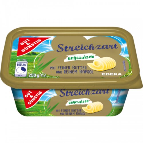 Gut & Günstig Mischstreichfett ungesalzen 250g