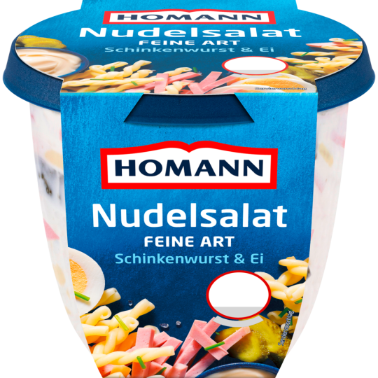 Homann Nudelsalat mit Schinken und Ei 400g