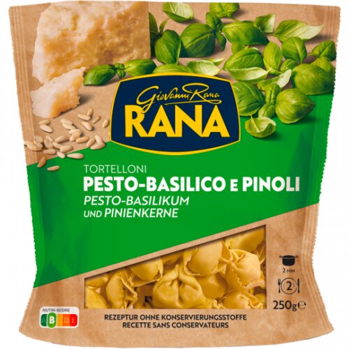 Rana Tortelloni Pesto-Basilikum und Pinienkerne 250g
