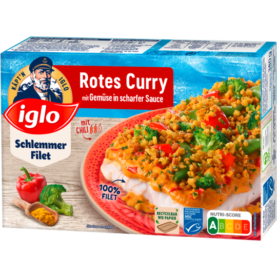 Iglo Schlemmerfilet Rotes Curry 380g