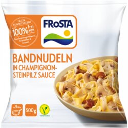 Frosta Bandnudeln Champignon-Steinpilz Sauce 500g