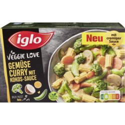 Iglo Veggie Love Gemüse Curry mit Kokos-Sauce 400g