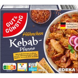 Gut & Günstig Hähnchen-Kebab-Pfanne 300g  QS