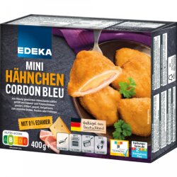 EDEKA Mini Hähnchen Cordon Bleu 400g  QS