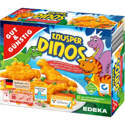 Gut & Günstig Knusperdinos 400g  QS