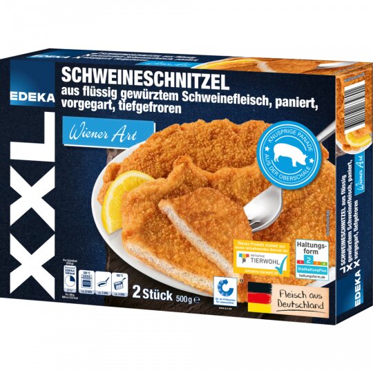 EDEKA XXL Schweineschnitzel 500g QS