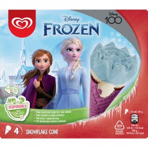 Langnese Max Disney Snowflake 4ST 292ml