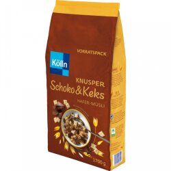 Kölln Müsli Knusper Schoko&Keks 1,7kg