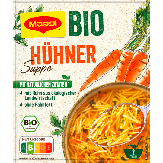 Bio Maggi Hühner Suppe für 500ml