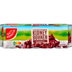 GUT&GÜNSTIG Rote Kidneybohnen 3x200g