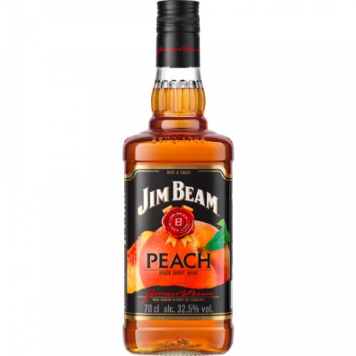 Jim Beam Peach Likör mit Kentucky Straight Bourbon Whiskey 32,5% 0,7l