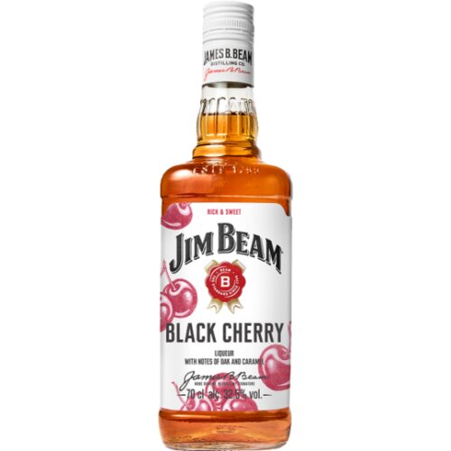 Jim Beam Red Stag Schwarzkirschen-Likör mit Kentucky Straight Bourbon Whiskey 32,5% 0,7l