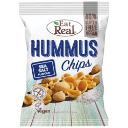 Eat Real Vegan Glutenfreie Hummus Sea Salt Chips 135g