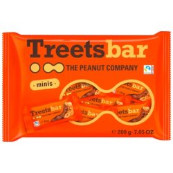 Treets Crunchy Peanut Riegel 200g
