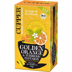Bio Cupper Tee Orange und Kurkuma 20er 40g