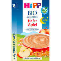 Bio Hipp Gute-Nacht-Brei Hafer Apfel ab 8.Monat 2x225g