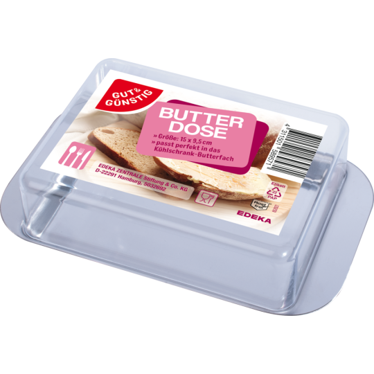 GUT&GÜNSTIG Kühlschrank-Butterdose