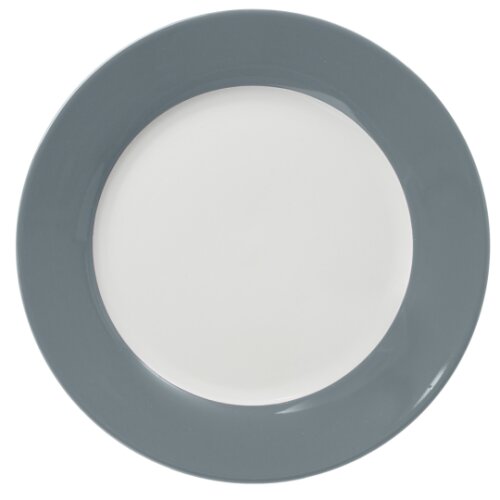 GUT&GÜNSTIG Teller Color grau 21cm