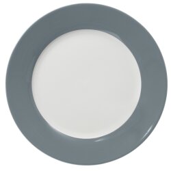 GUT&GÜNSTIG Teller Color grau 21cm